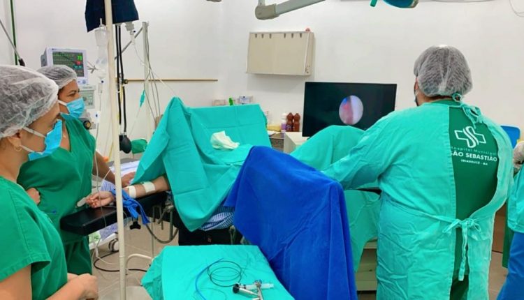 HMSS realizou pela primeira vez cirurgias a laser por vídeo