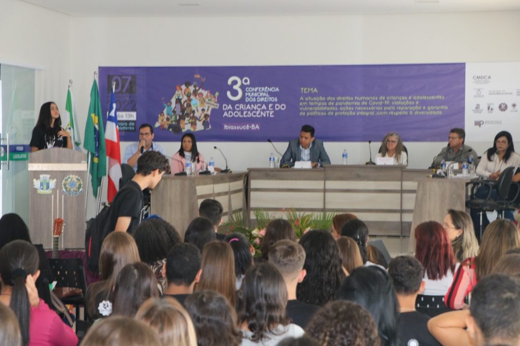 Prefeitura de Ibiassucê realiza 3ª Conferência Municipal dos Direitos da  Criança e do Adolescente – Prefeitura de Ibiassucê